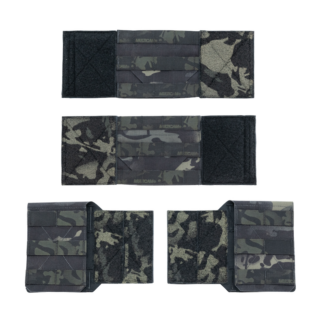 Haley Strategic Thorax Cummerbund and Side Entry Panel Set — Multicam Black, product view 1