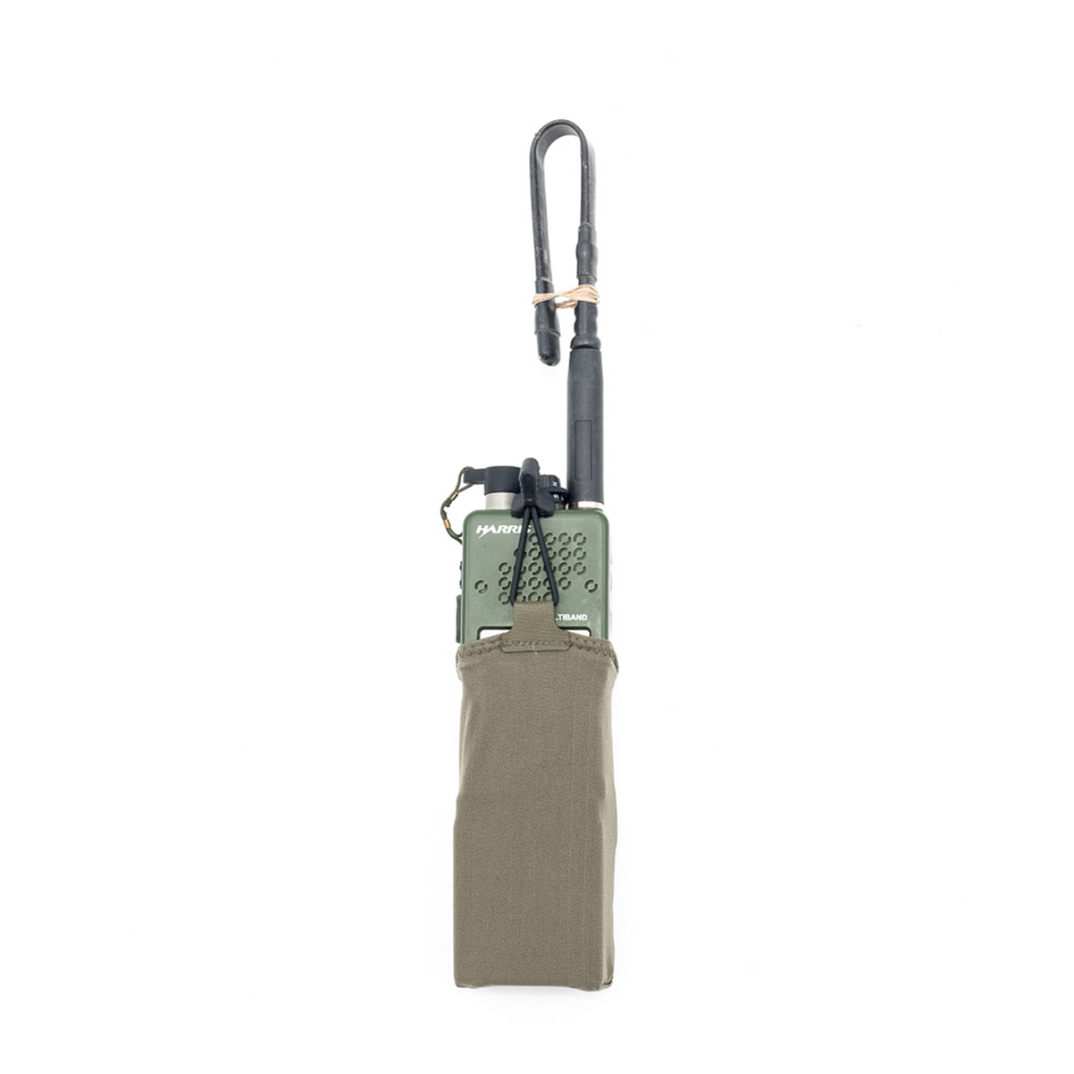 Haley Strategic Thorax Chicken Strap Radio Pouch — Ranger Green, product view 1