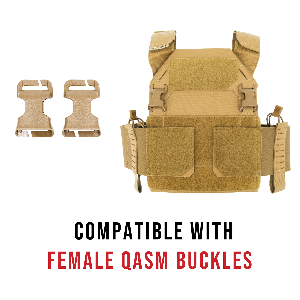 Haley Strategic Thorax Incog Plate Bags — Coyote Brown, product view 4