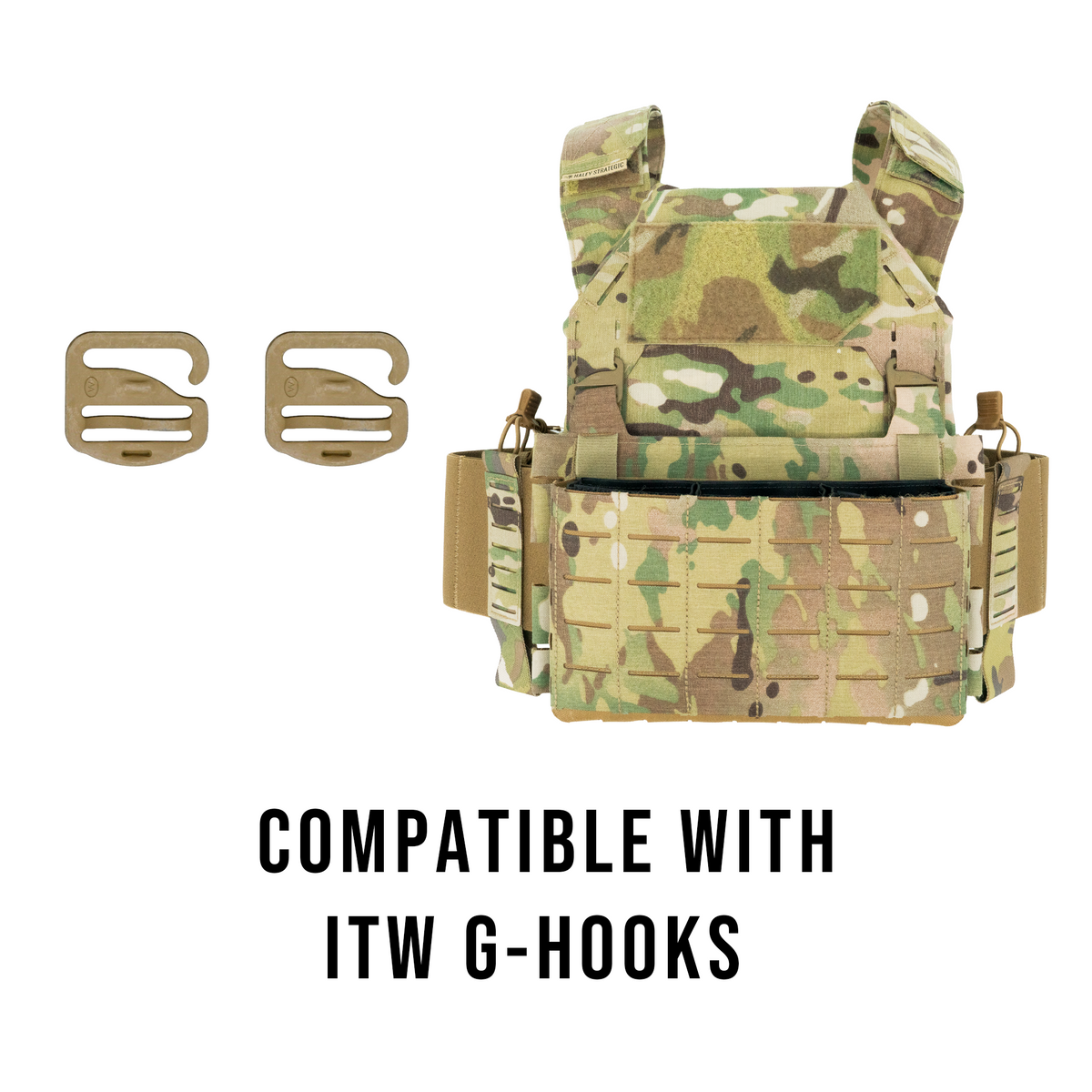 Haley Strategic Thorax Incog Plate Bags — Multicam, product view 8