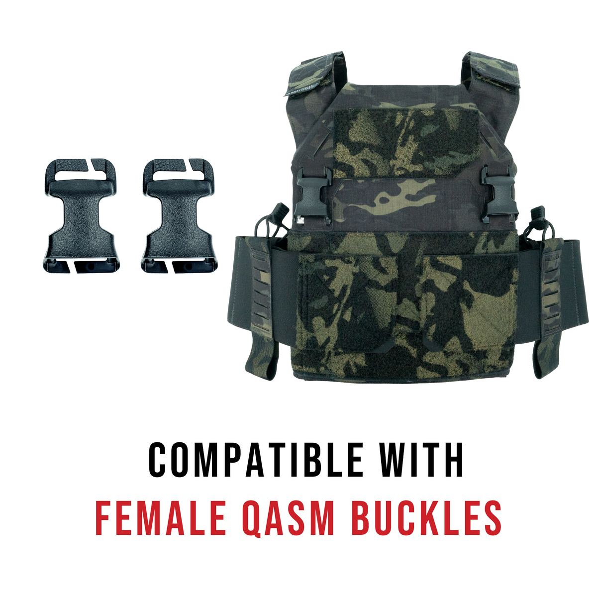 Haley Strategic Thorax Incog Plate Bags — Multicam Black, product view 4