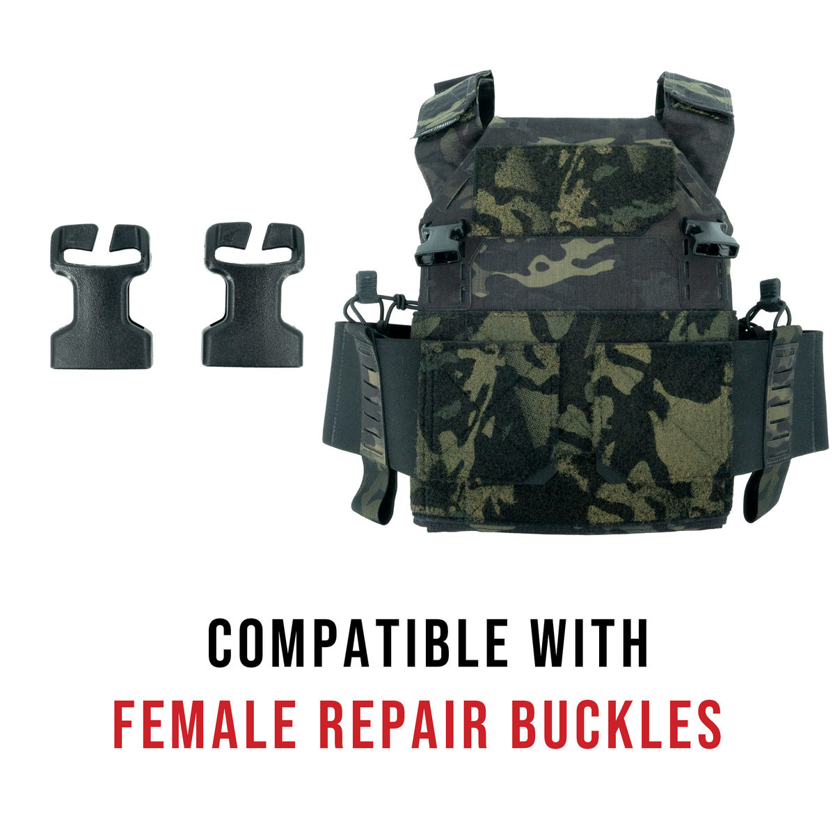 Haley Strategic Thorax Incog Plate Bags — Multicam Black, product view 5