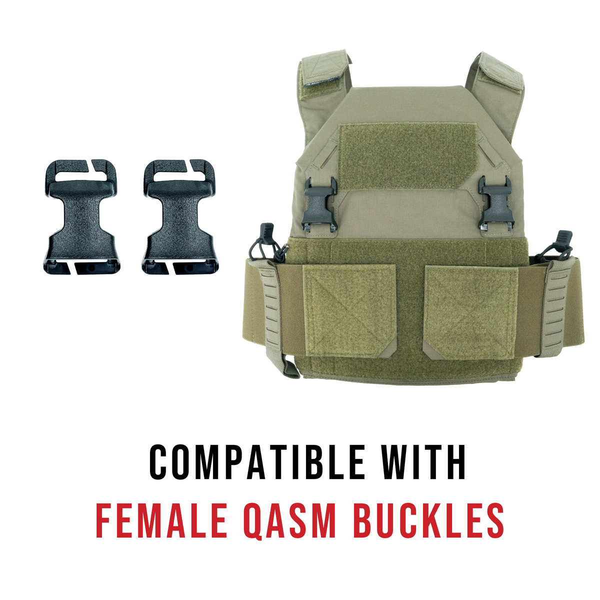 Haley Strategic Thorax Incog Plate Bags — Ranger Green, product view 4