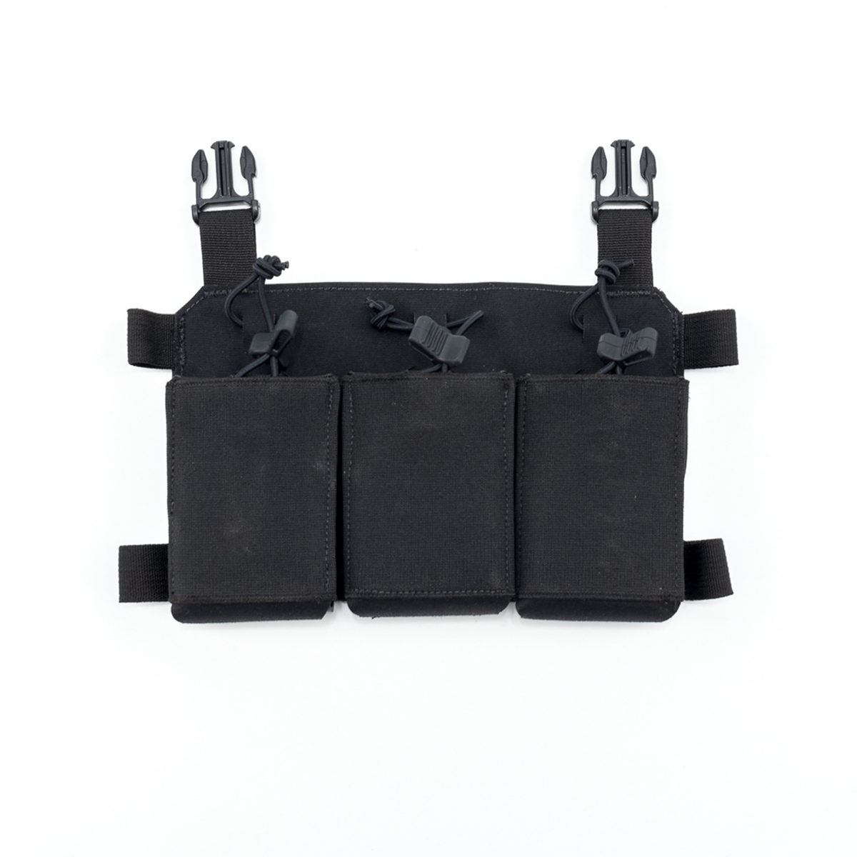 Haley Strategic Thorax Triple Rifle Mag Placard w/ MP2 — Black, product view 1