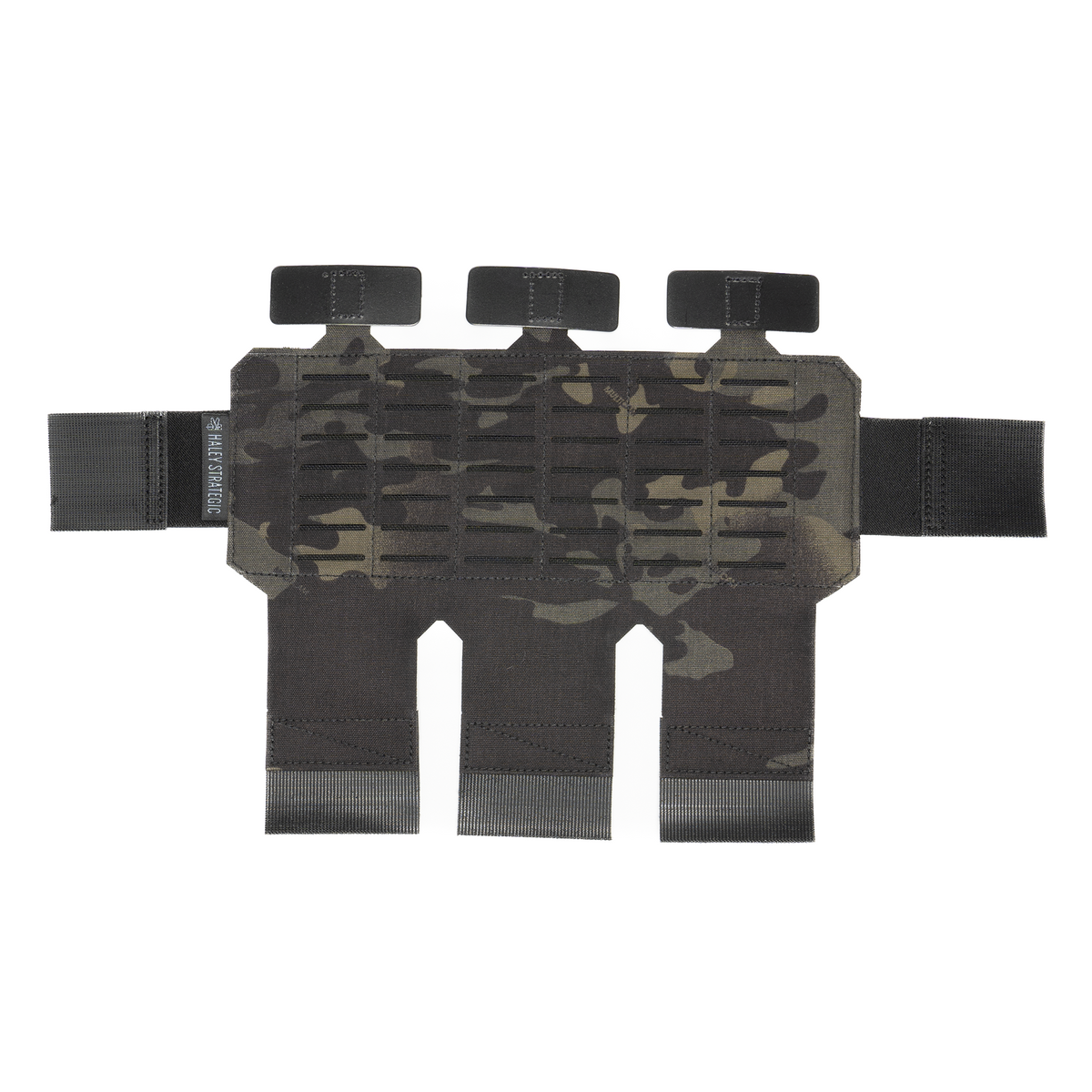 Haley Strategic TRMP Auxiliary MOLLE Panel — Multicam Black, product view 1