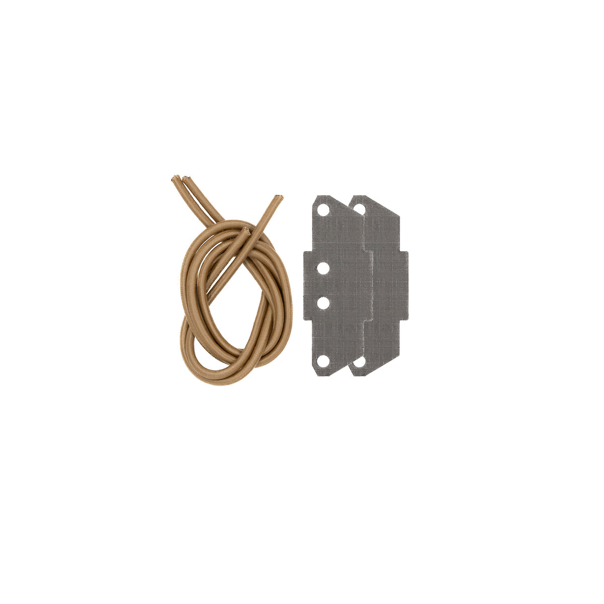 AXL Advanced Equinox Cummerbund Kit – Crye SPC – Coyote Brown – tan shock cord and attachment hardware