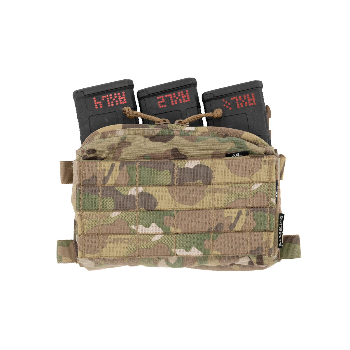 AXL Advanced Micro Fight Hi-Top Full Zipper Insert – Multicam – mounted full zipper insert