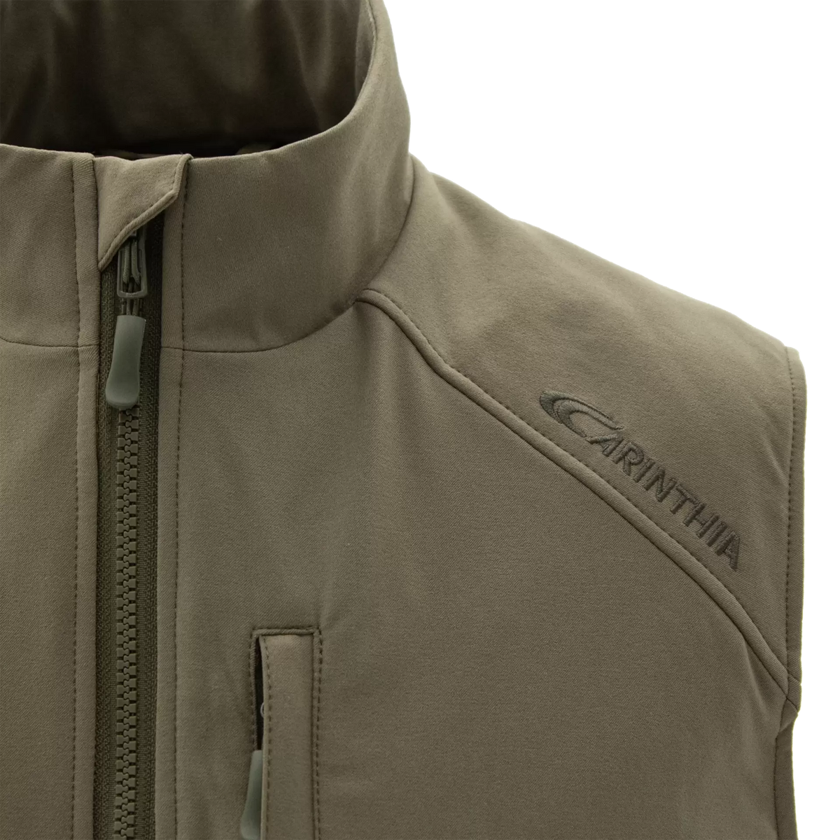 Carinthia Loftshell Climate Vest — Olive