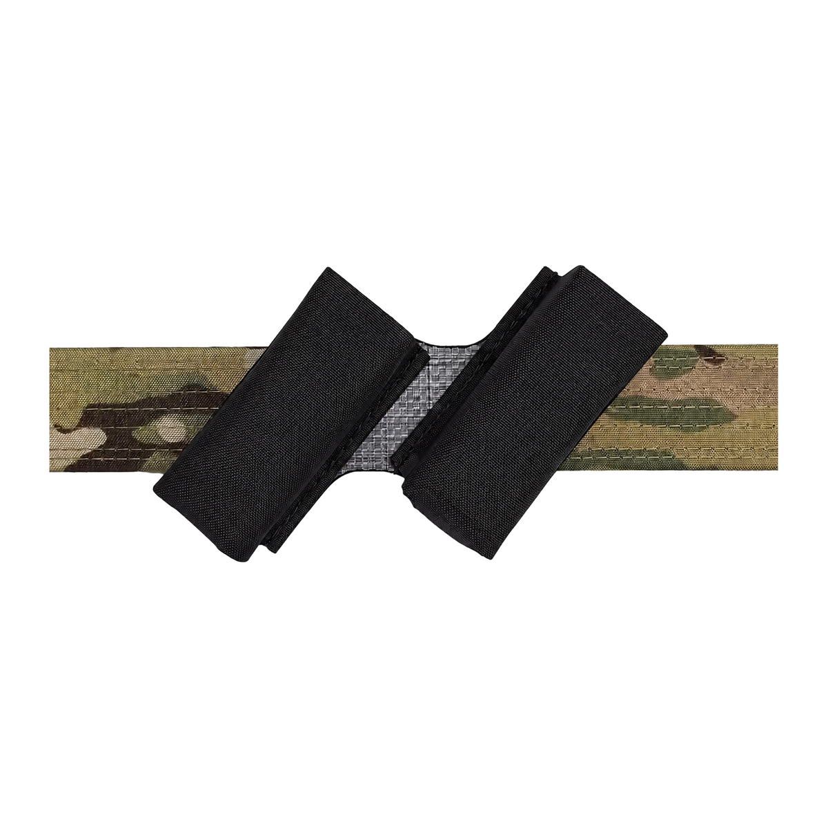 Esstac Double 40° Angled Pistol KYWI Pouch - Black / Right Handed - colour illustration based on Esstac manufacturer photograph