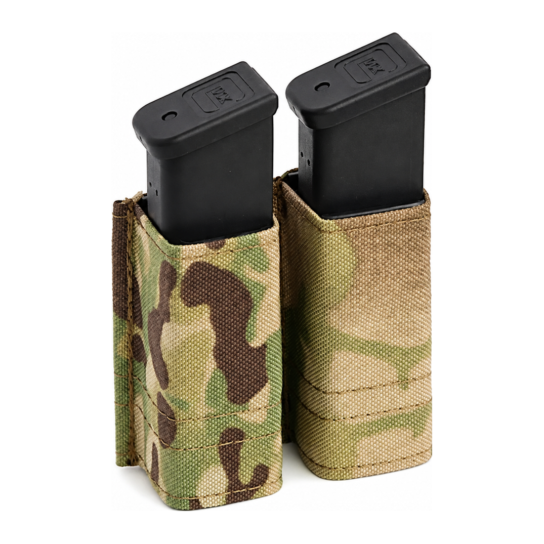 Esstac Double Pistol GAP KYWI Pouch - Multicam - AI-enhanced manufacturer photograph #color_multicam