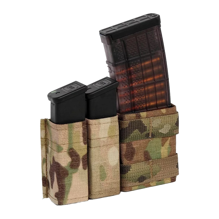 Esstac 2x Pistol + 1x 5.56 Shorty Side By Side KYWI Pouch - Multicam / Webbing - Esstac manufacturer photograph #color_multicam