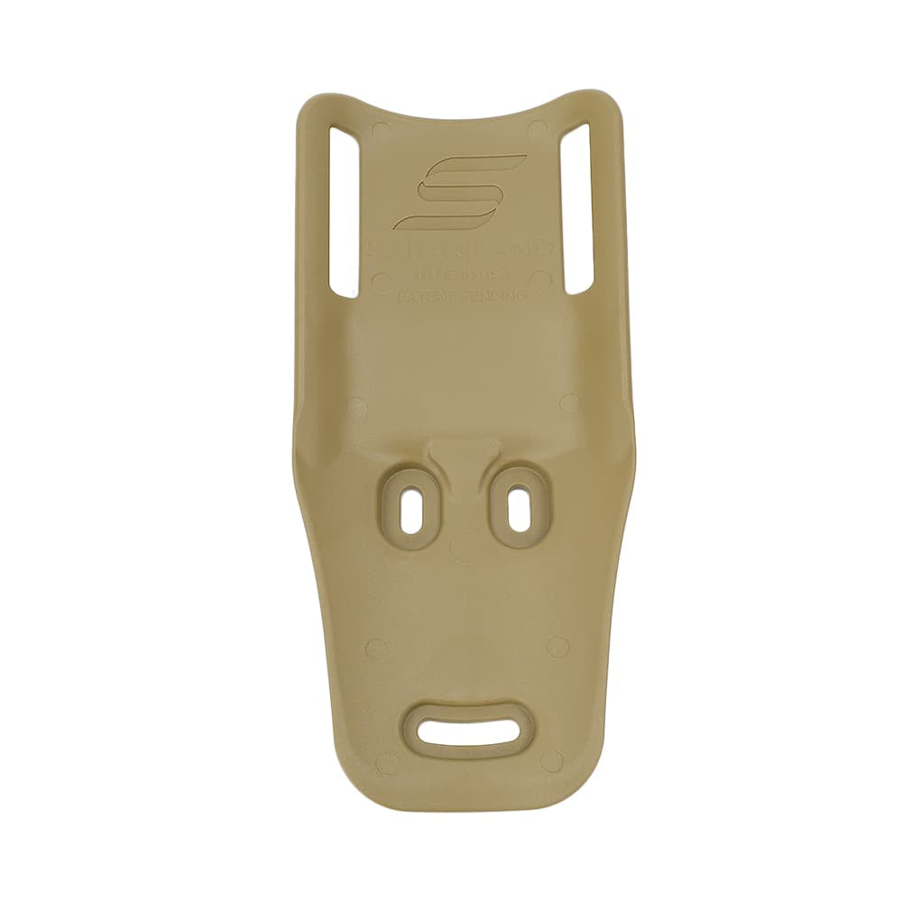 Safariland 6075 CUBL2 Low-Ride — FDE Brown, 50 mm reference photo; supplied version 58 mm
