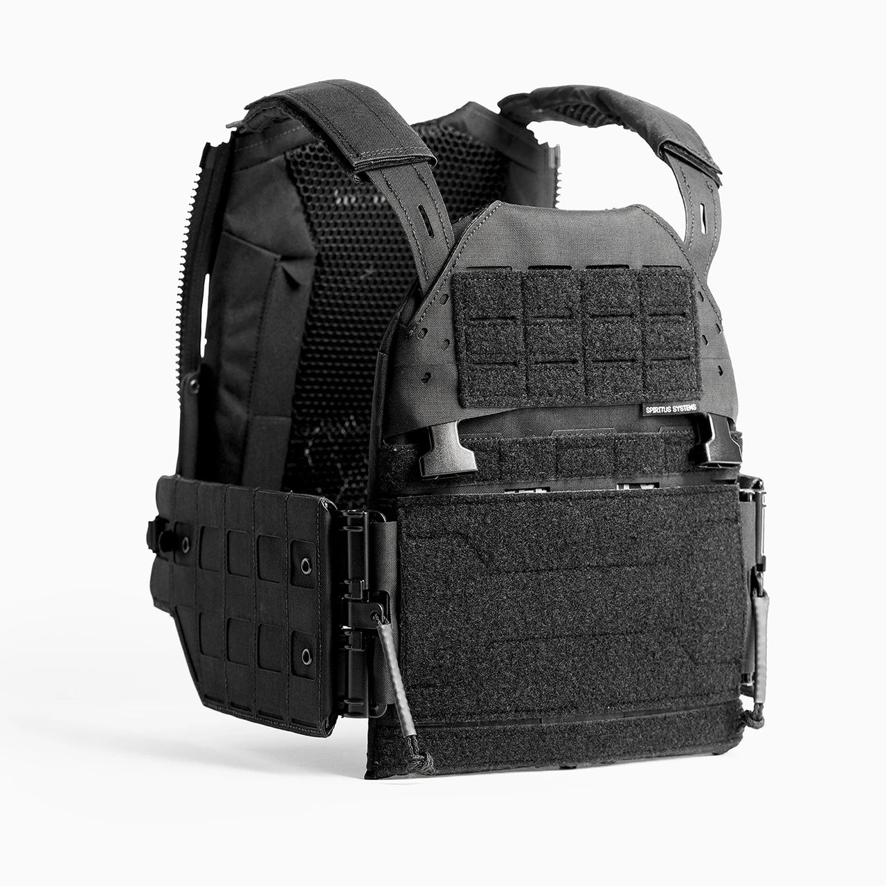 Spiritus Systems LV-120 Plate Carrier Kit in Black – Dreiviertelansicht von vorn #color_black