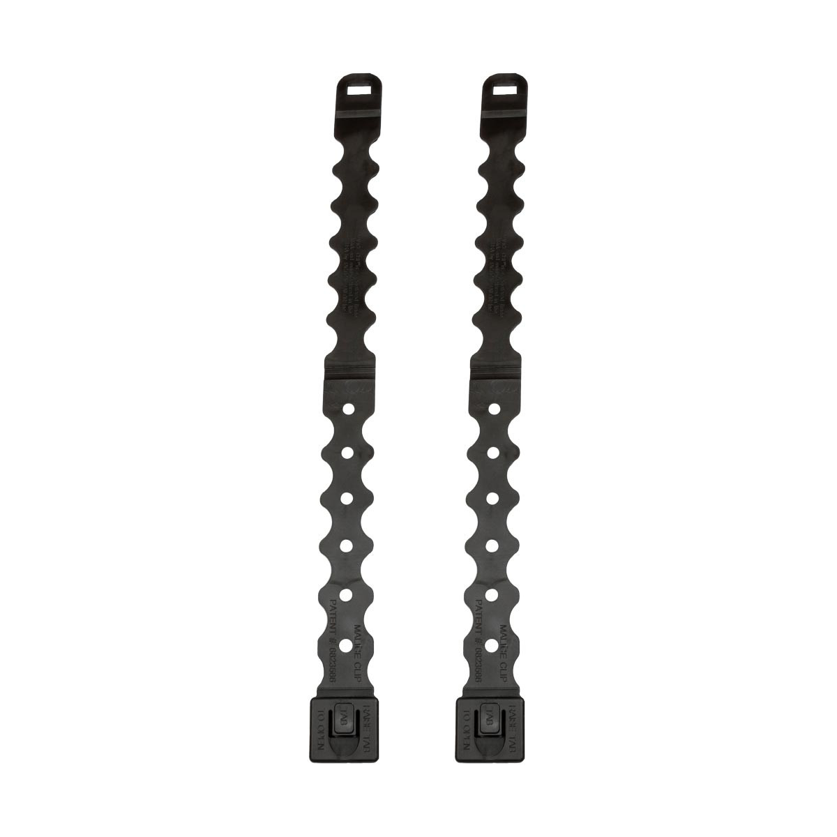 Tactical Tailor Fight Light MALICE Clips – two long black clips, 2-pack